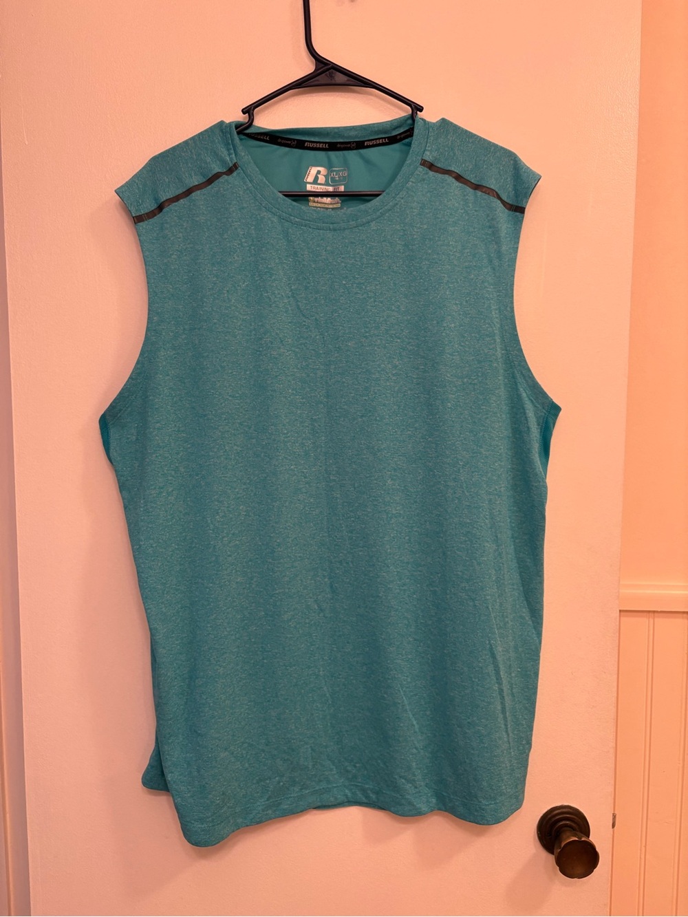 Men’s Russell Athletic Teal Sleeveless Athletic Shirt - Size XL